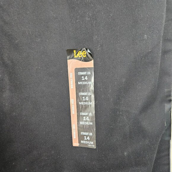 Lee Womens Pants Wrinkle-Free Relaxed Fit Straight Leg Casual Business Everyday - Picture 9 of 11